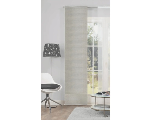 Schuifgordijn Friend effen steen 60x245 cm