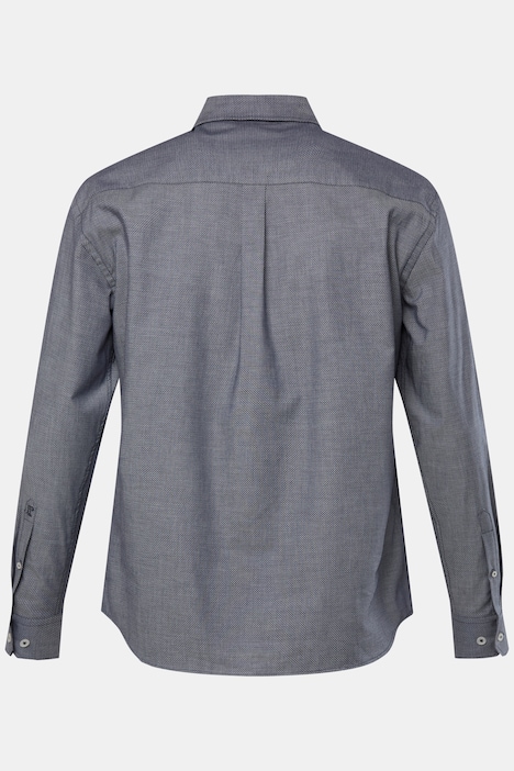Businesshemd, Langarm, Minimal-Print, Kentkragen, Modern Fit, bis 8 XL