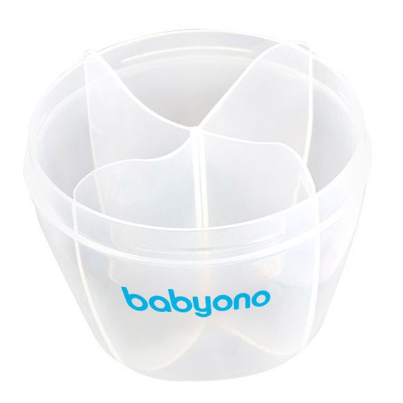 Babyono Dose für Milchpulver 3 Fächer 1 Stk