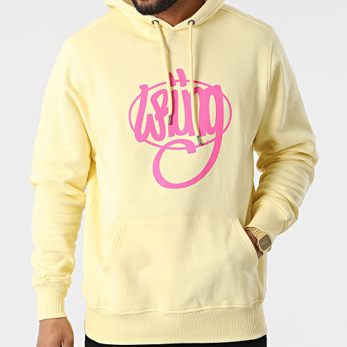 Sweat Capuche Essential Jaune