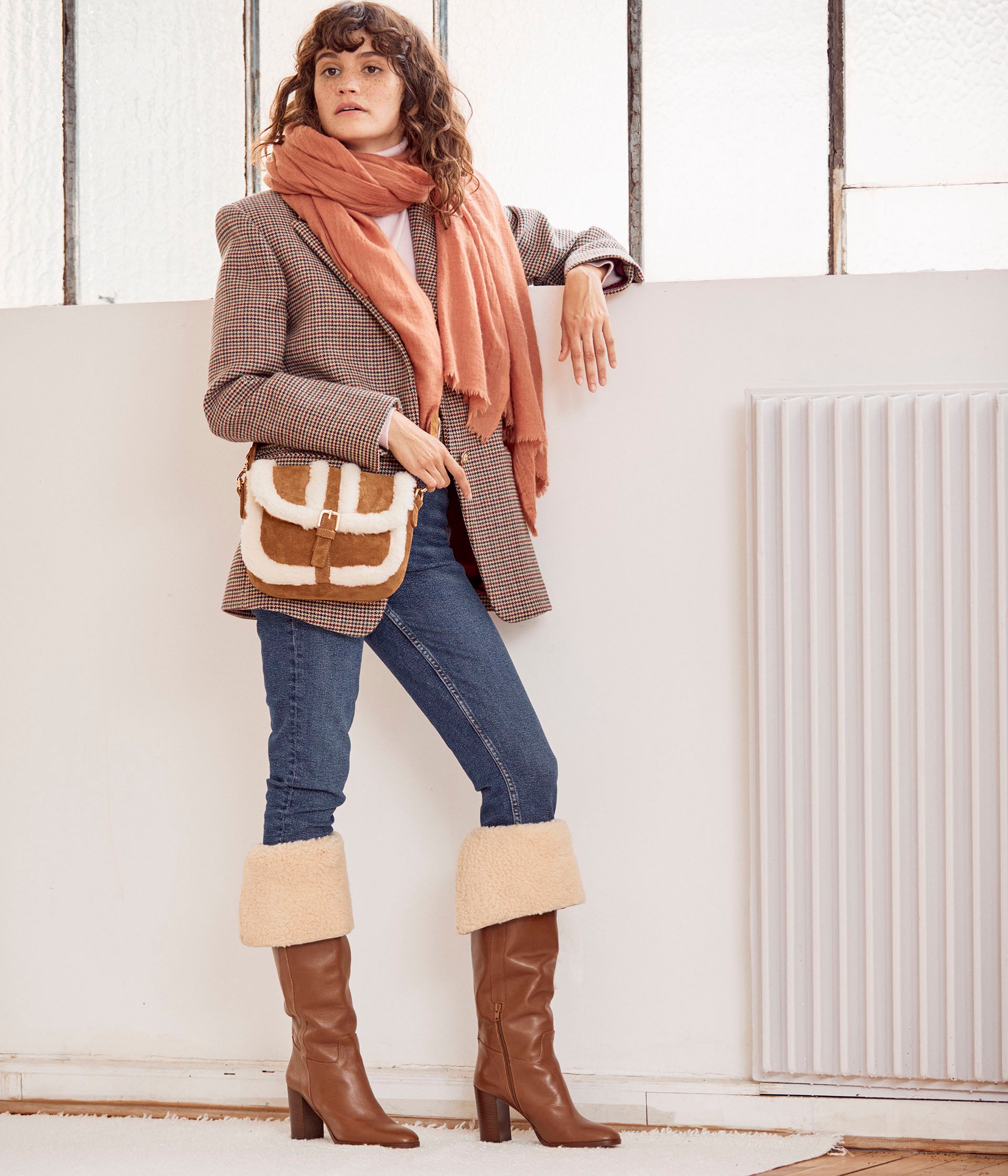 Bottes cuir et laine Juliet