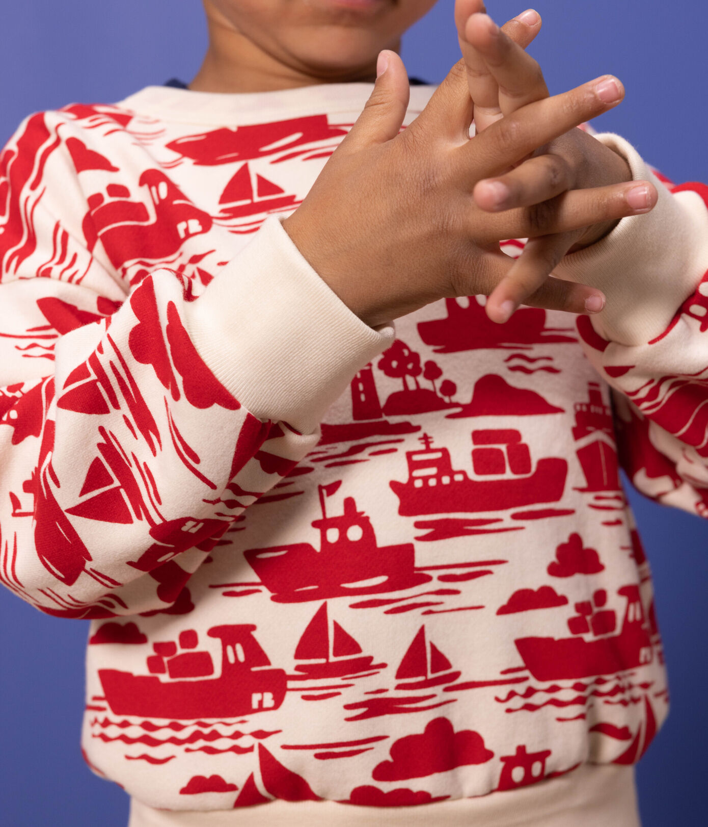 Sweatshirt en molleton imprimé enfant garçon