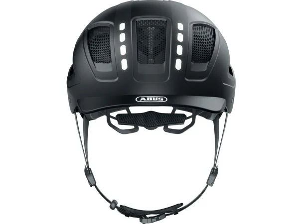 Abus Hyban 2.0 LED Cykelhjelm, Signal Black