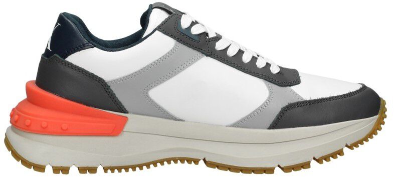 Calvin Klein Chunky Runn Laceup Low LTH-Nappa grijs