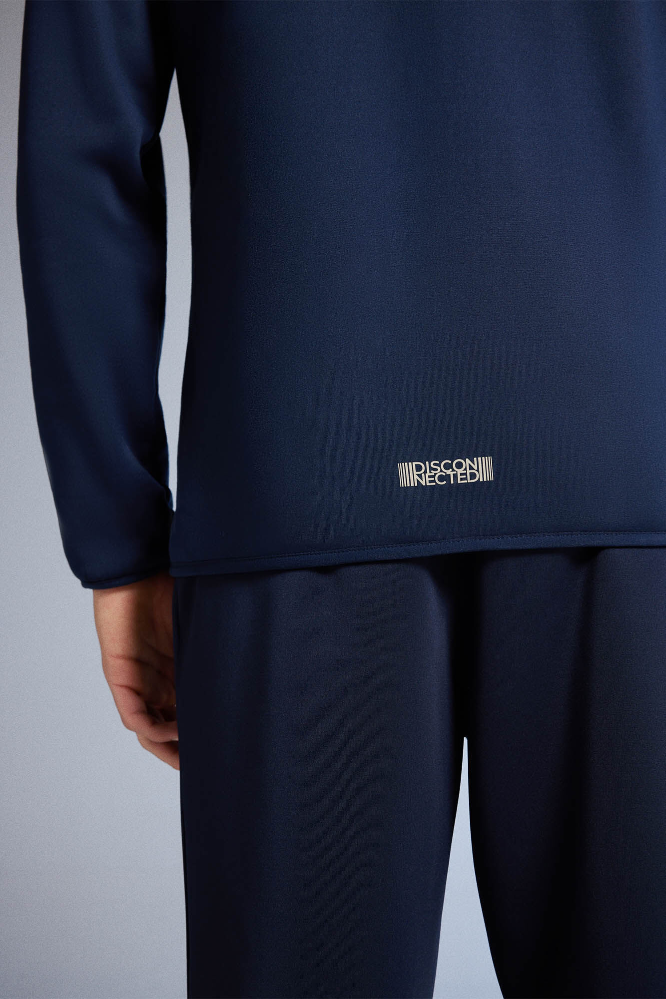 Casaco softshell combinado - azul escuro