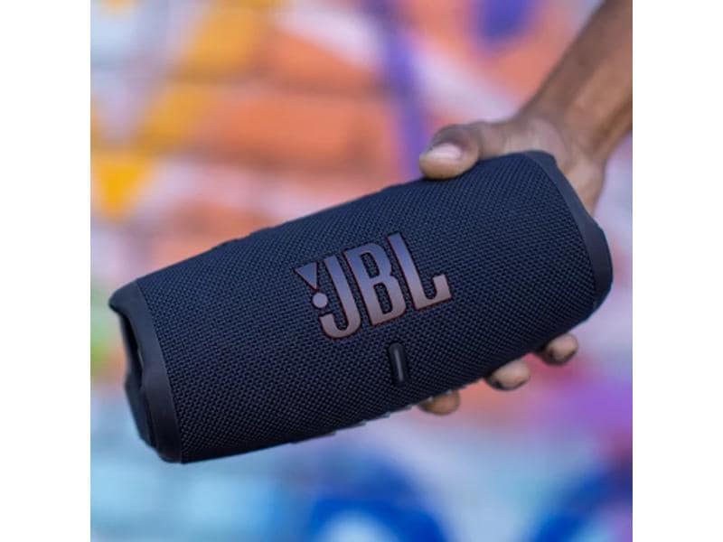 JBL Bluetooth Speaker Charge 5 Blau Tragbarer wasserdichter Lautsprecher mit Powerbank