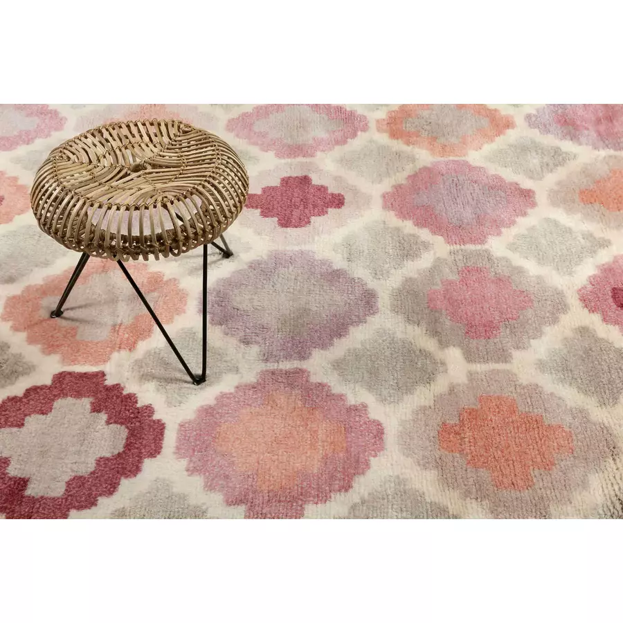 Esprit Kurzflorteppich Nilas Haute Kelim pink