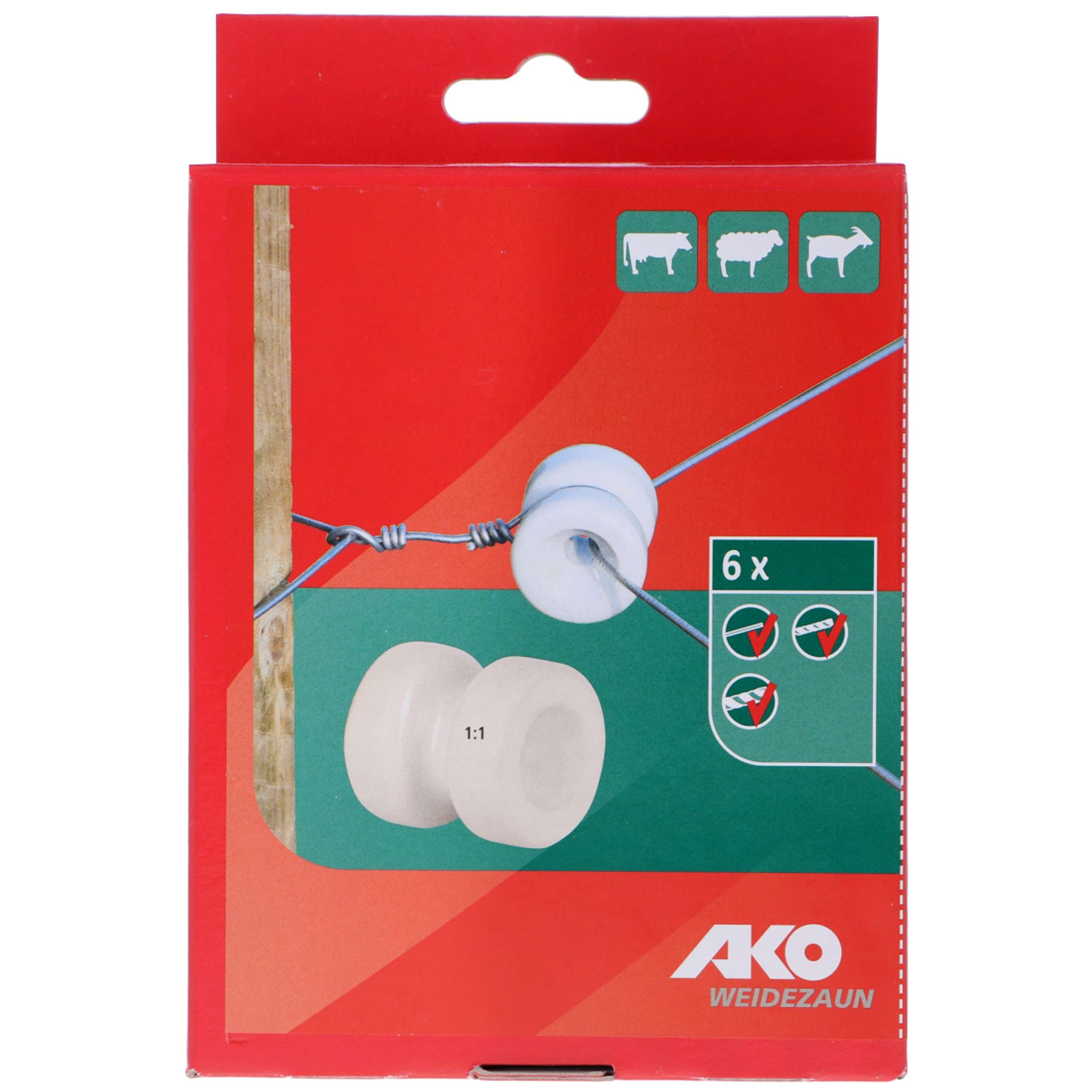 Ako Porcellan Hoekisolator 6 Stuks Beige