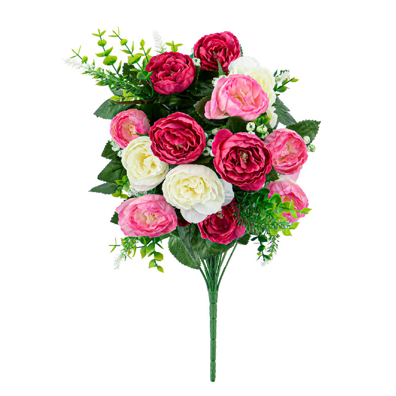 Bouquet artificiel de renoncules