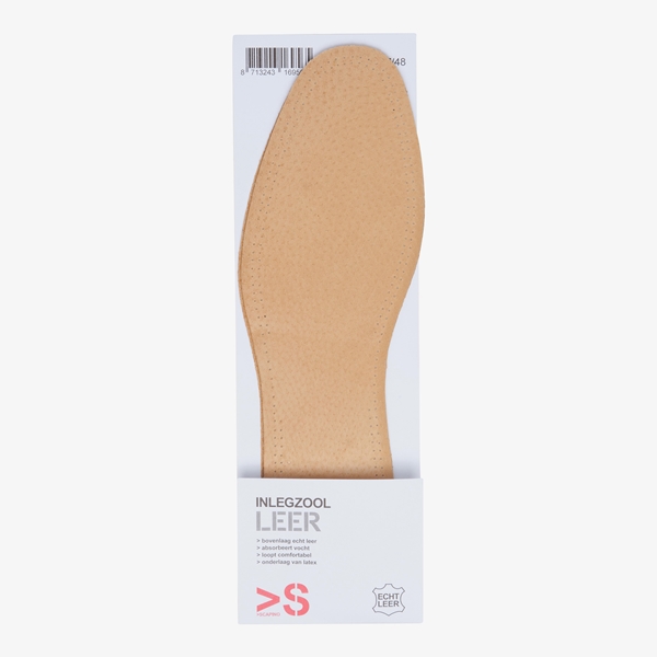 Leren inlegzool maat 35/36