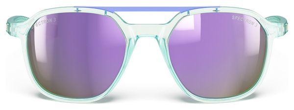 Lunettes Julbo Slack Cover - Spectron 3 - Mint Translucide Brillant/Gris Clair