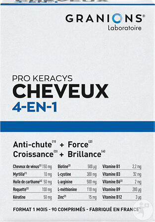 Granions Pro Keracys Cheveux 4en1 90 Comprimés