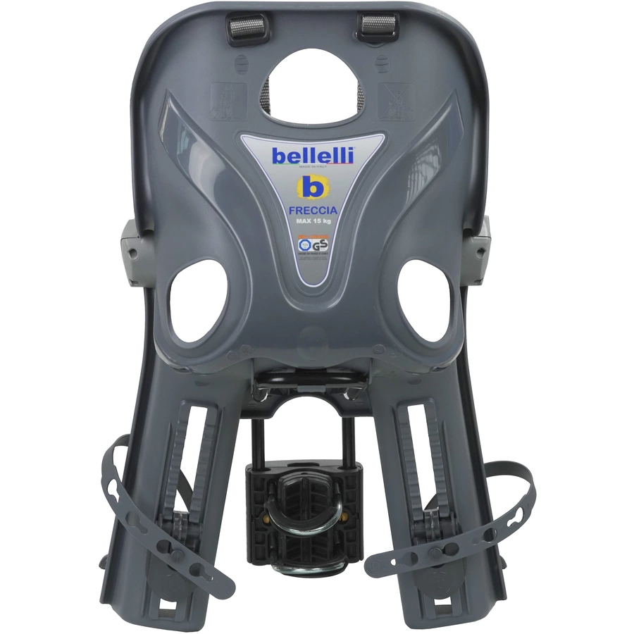 BELLELLI Kindersitz Fahrrad Freccia Luxe B-Fix Frame Mount Dark Grey