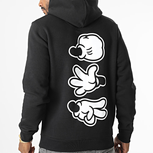 Sweat Capuche Player Noir Blanc