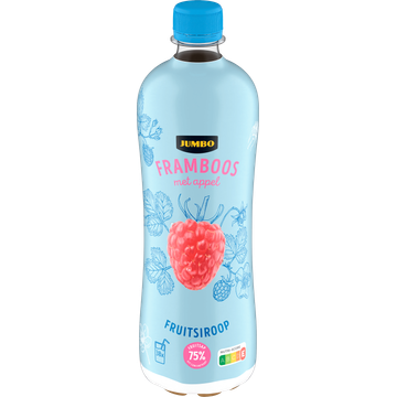 Jumbo Fruitsiroop Framboos met Appel 750ML