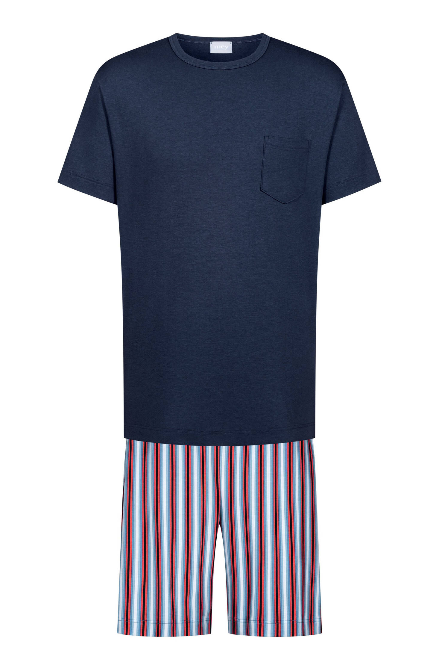 mey| Herren Schlafanzug Serie Gradient Stripes