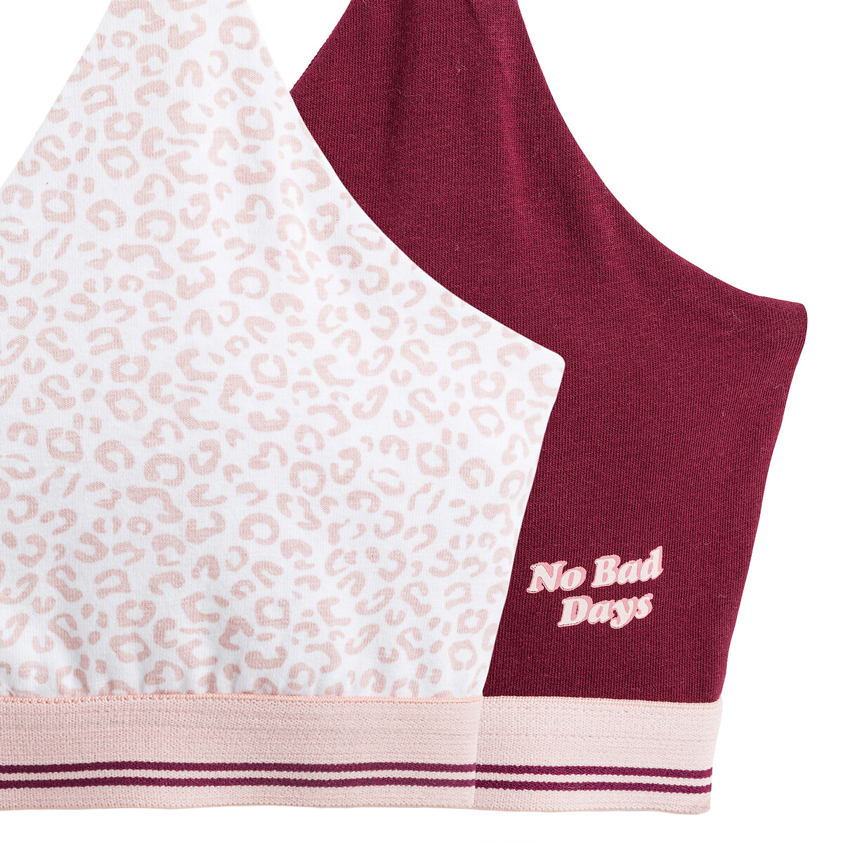 COLEÇÃO LA REDOUTE<br>Conjunto de 2 bustiês com alças finas