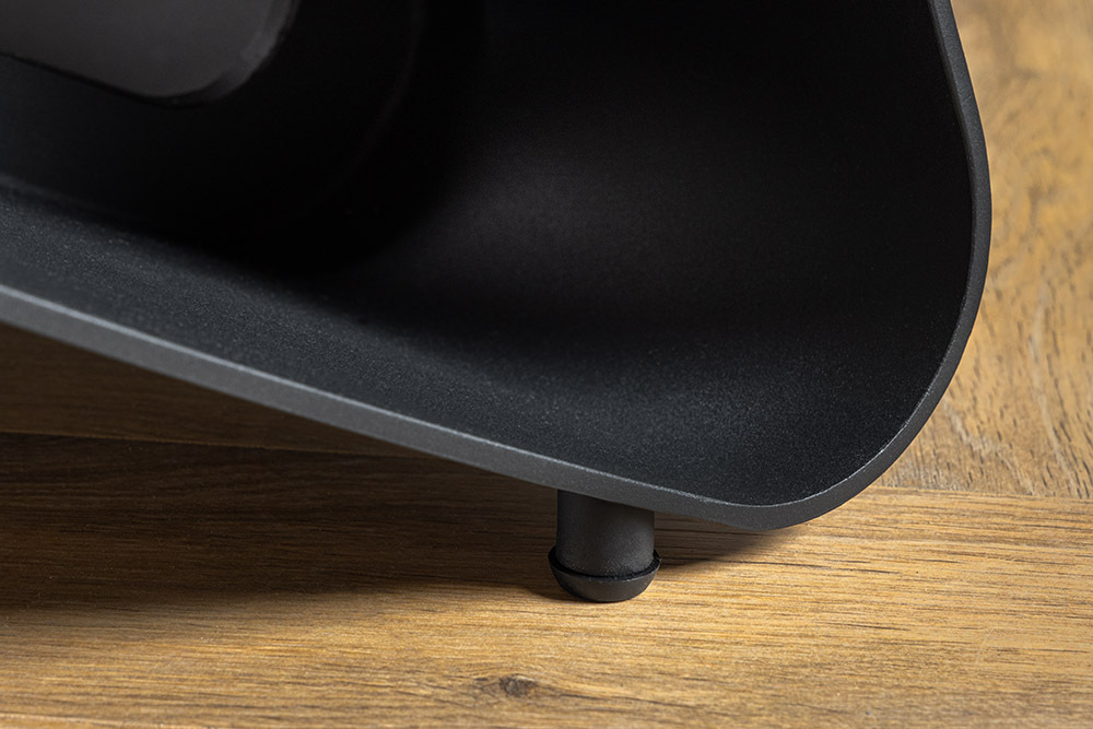 Ausziehbarer Esstisch INFINITY 180-260cm weiß Keramik Marmor schwarz Metall