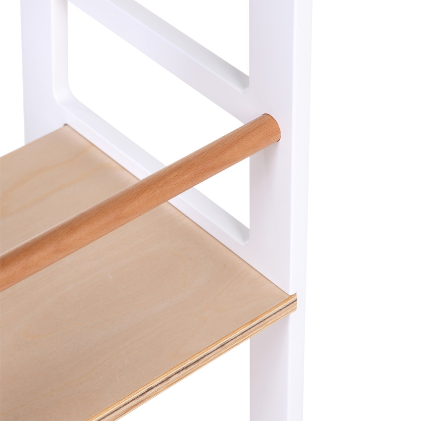 Tour d'apprentissage - Blanc/Bois naturel