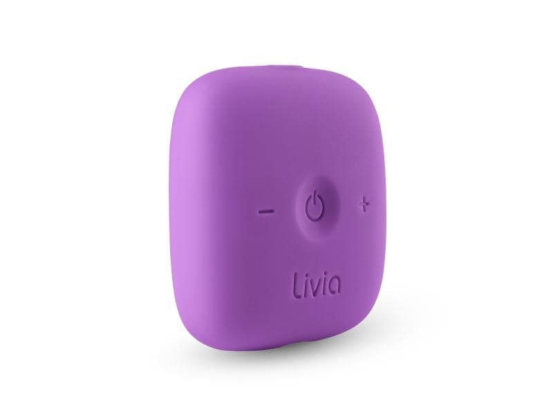 Livia Lösung für Menstruationsbeschwerden Violett Elektrostimulationsgerät gegen Menstruationsbeschwerden