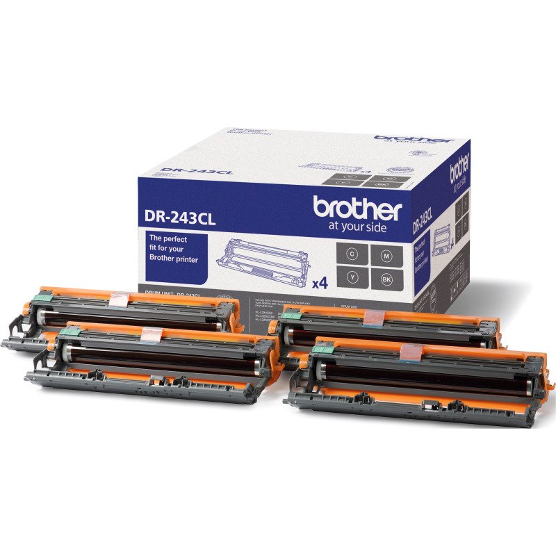Brother DR243CL - Pack 4 tambours couleurs (1 pour chaque toner) - Toners non fournis