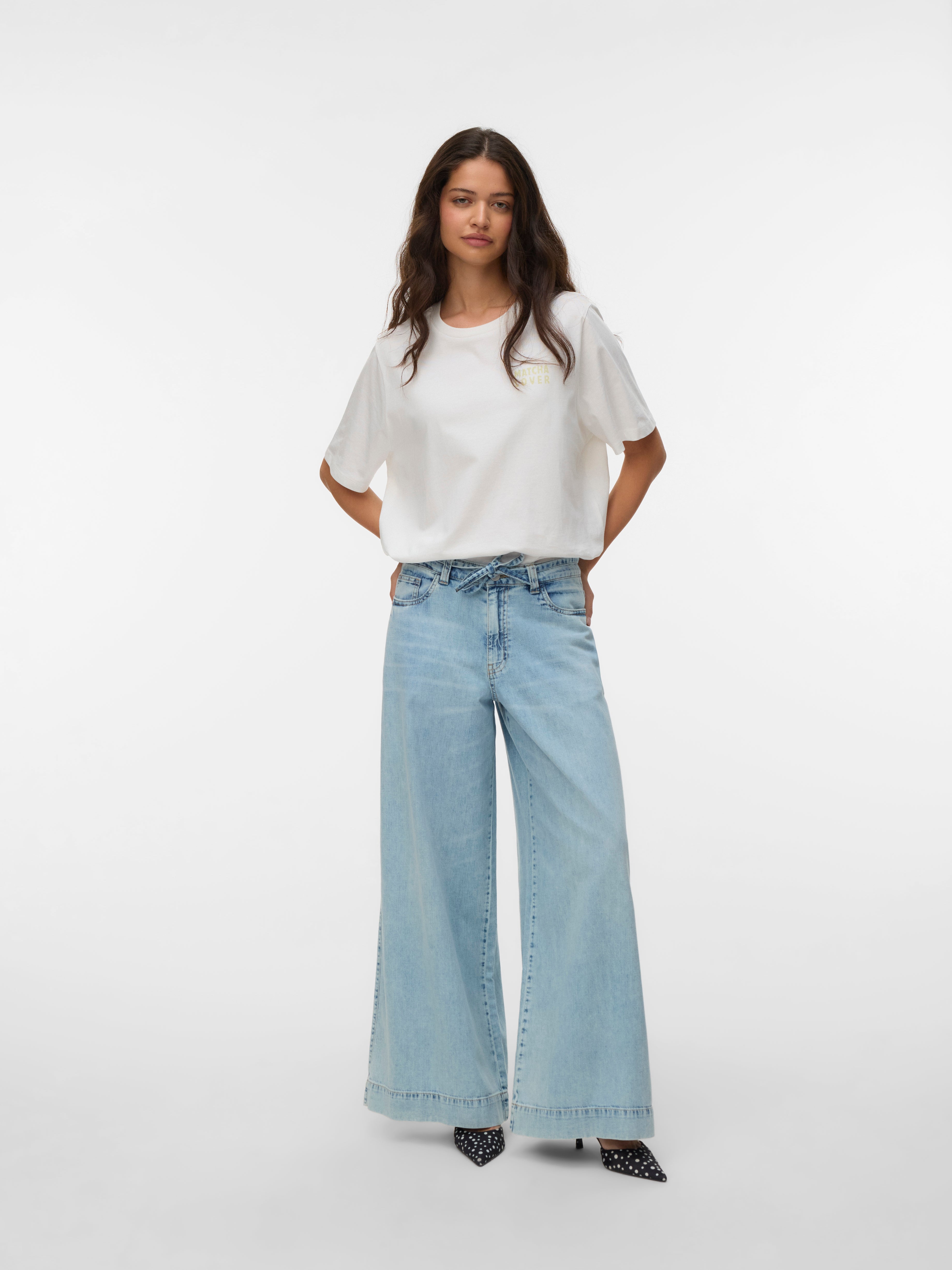 VMAISA Mid rise Wide leg fit Jeans