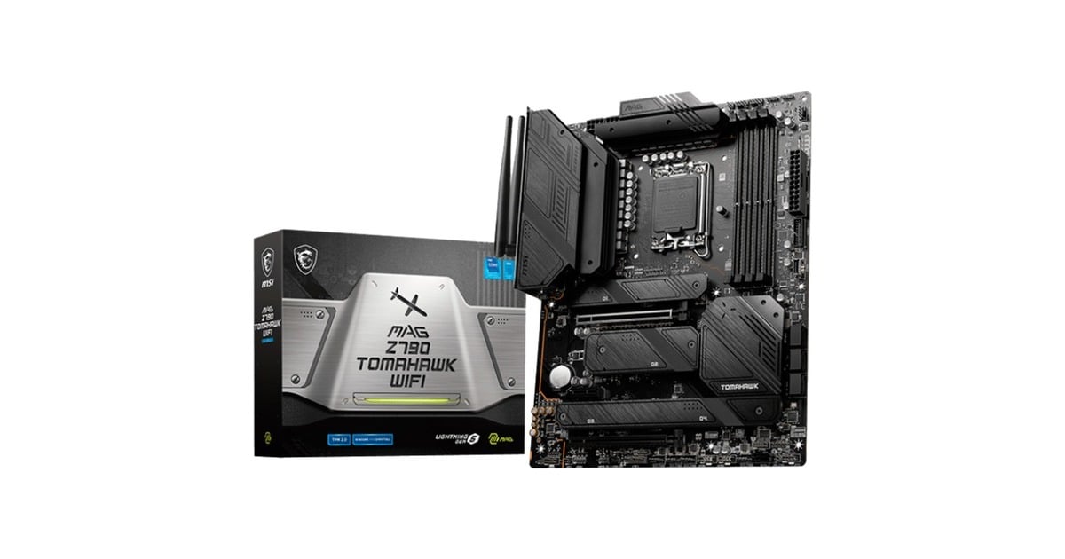 MSIMAG Z790 TOMAHAWK WIFI socket 1700 moederbord  (Zwart, RAID, 2.5 Gb-LAN, WLAN, BT, Sound, ATX, Tweedekans)