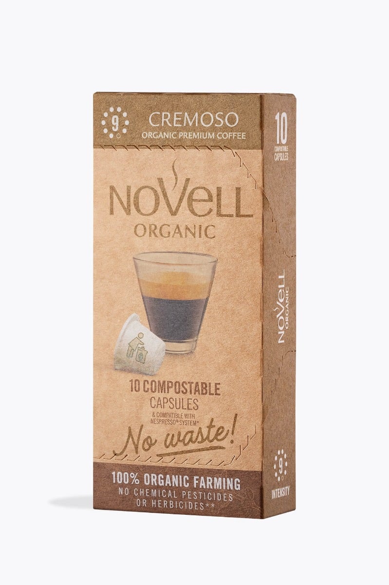 Novell No Waste Cremoso Bio 10 Kapseln Nespresso® kompatibel