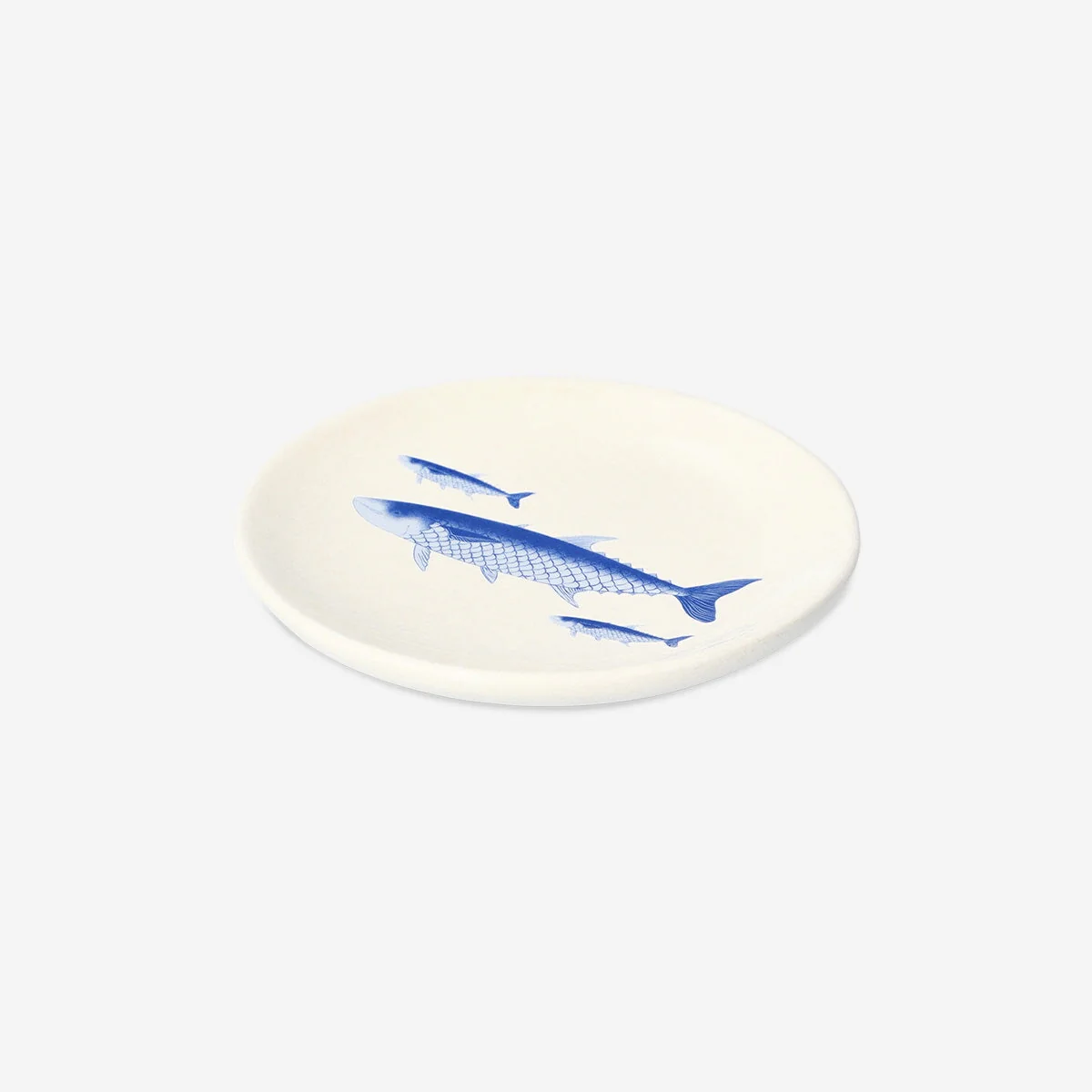 Pyntebakke med fiskeprint - 10 cm