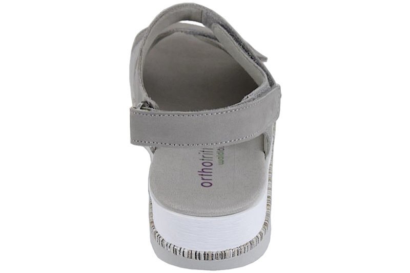 WALDLÄUFER DENVER STEIN SANDAL I GRÅ NUBUCK