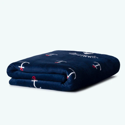 Serviette rectangulaire Monterosso bleu marine