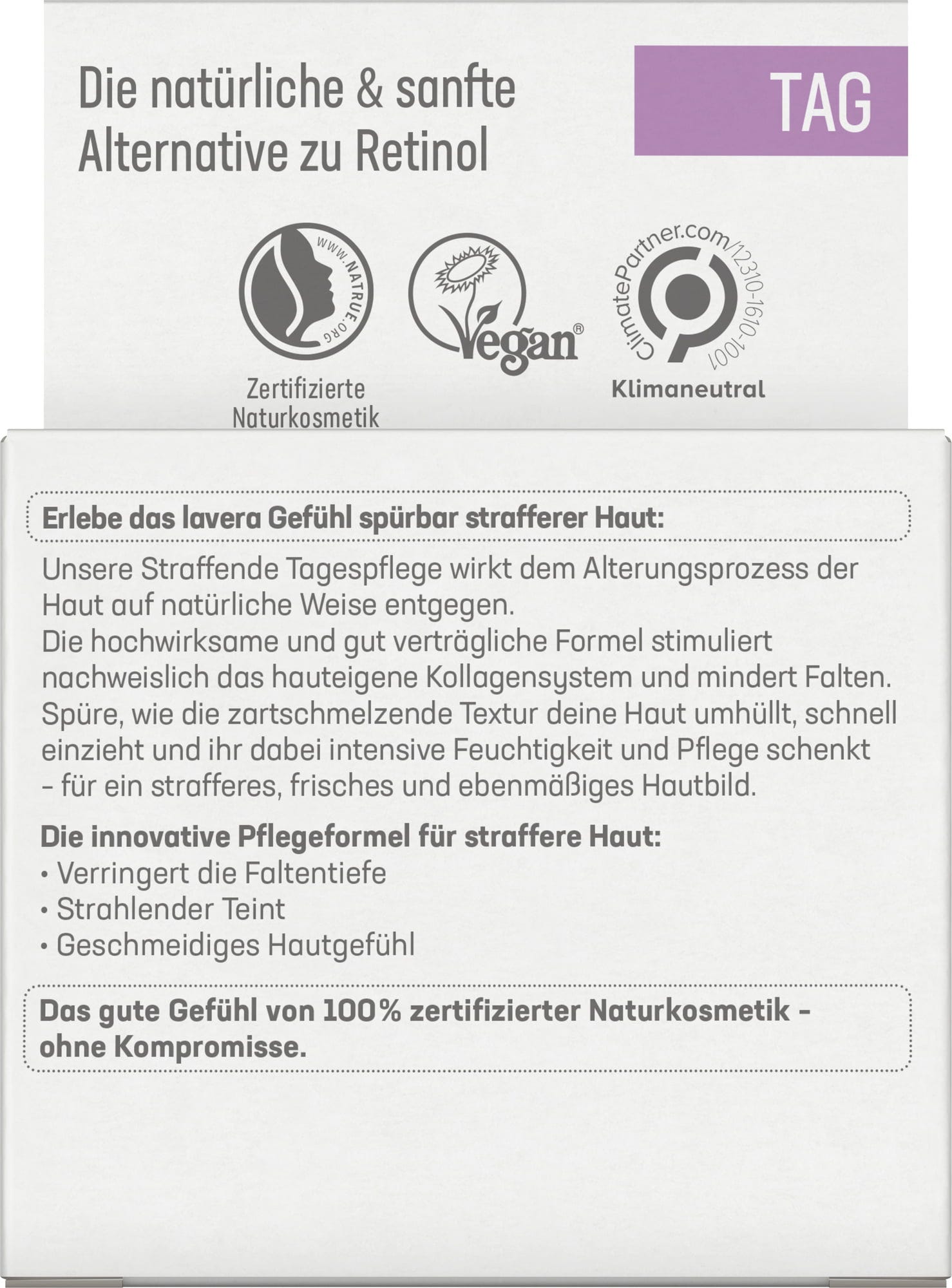 lavera  Straffende Tagespflege, 50 ml