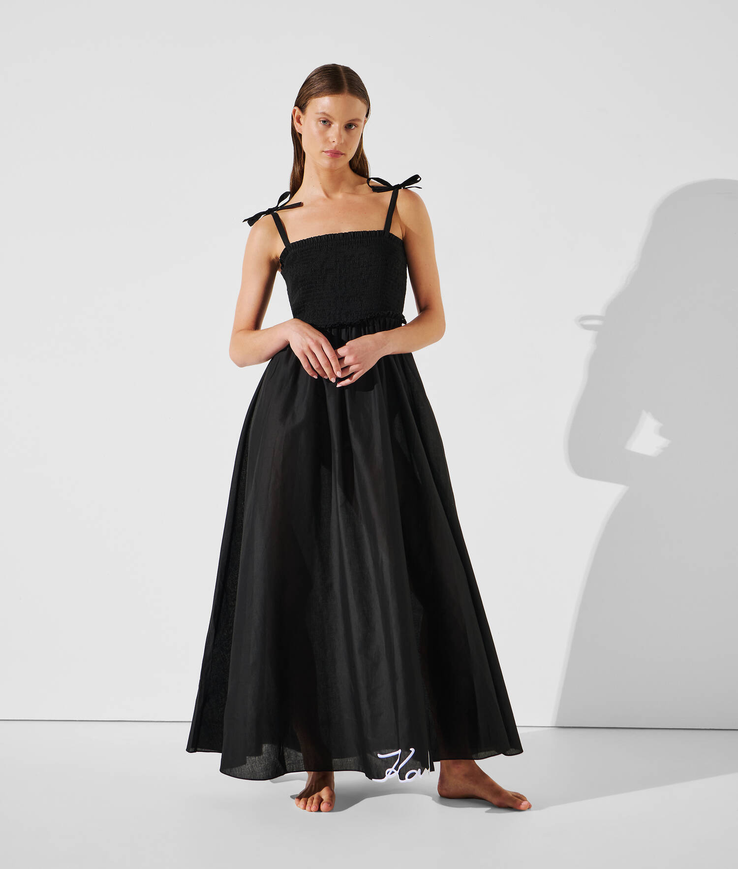 ROBE DE PLAGE K/SIGNATURE - Noir