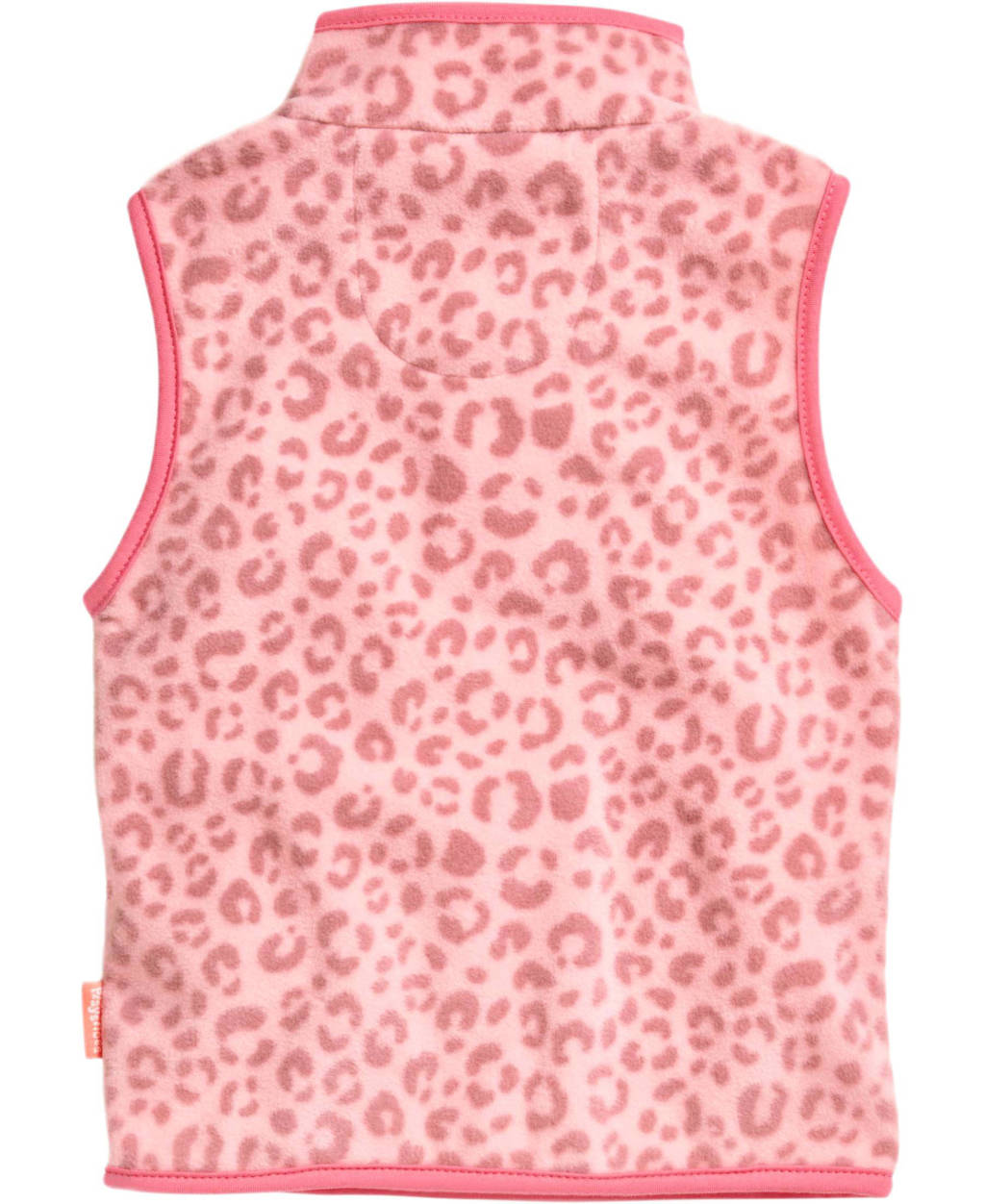 Playshoes fleece bodywarmer met all over print roze