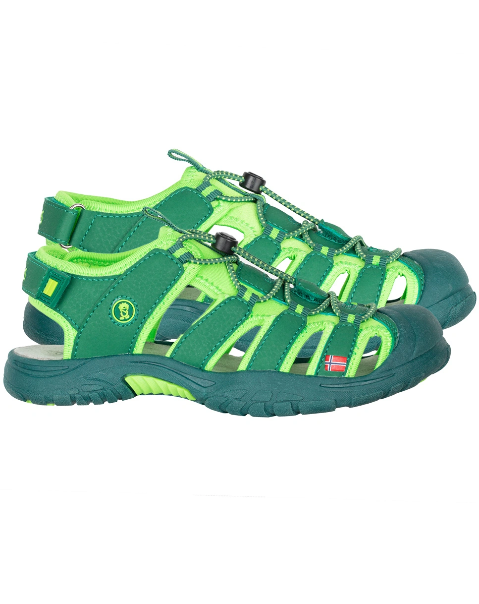 Trekking-SandaKids KVALVIKA in dark green/light green