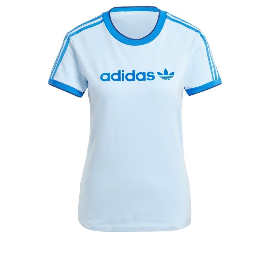 Adidas Original T-shirt 3 bandes coupe slim badge graphique