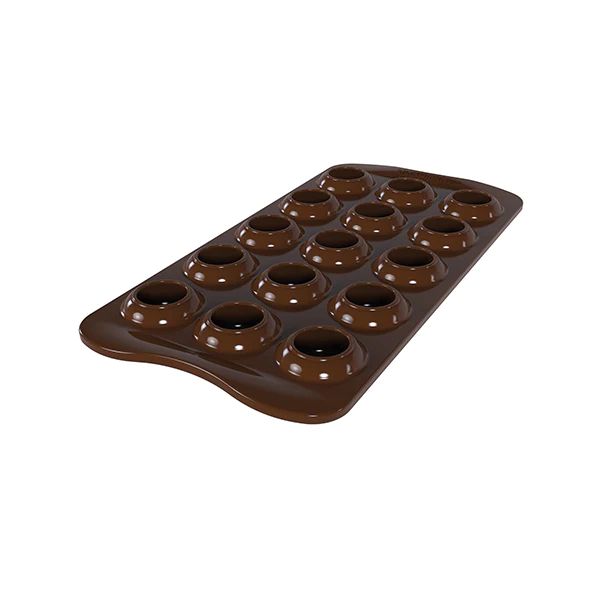 Moule en silicone 15 chocolats 3D Kiss Silikomart