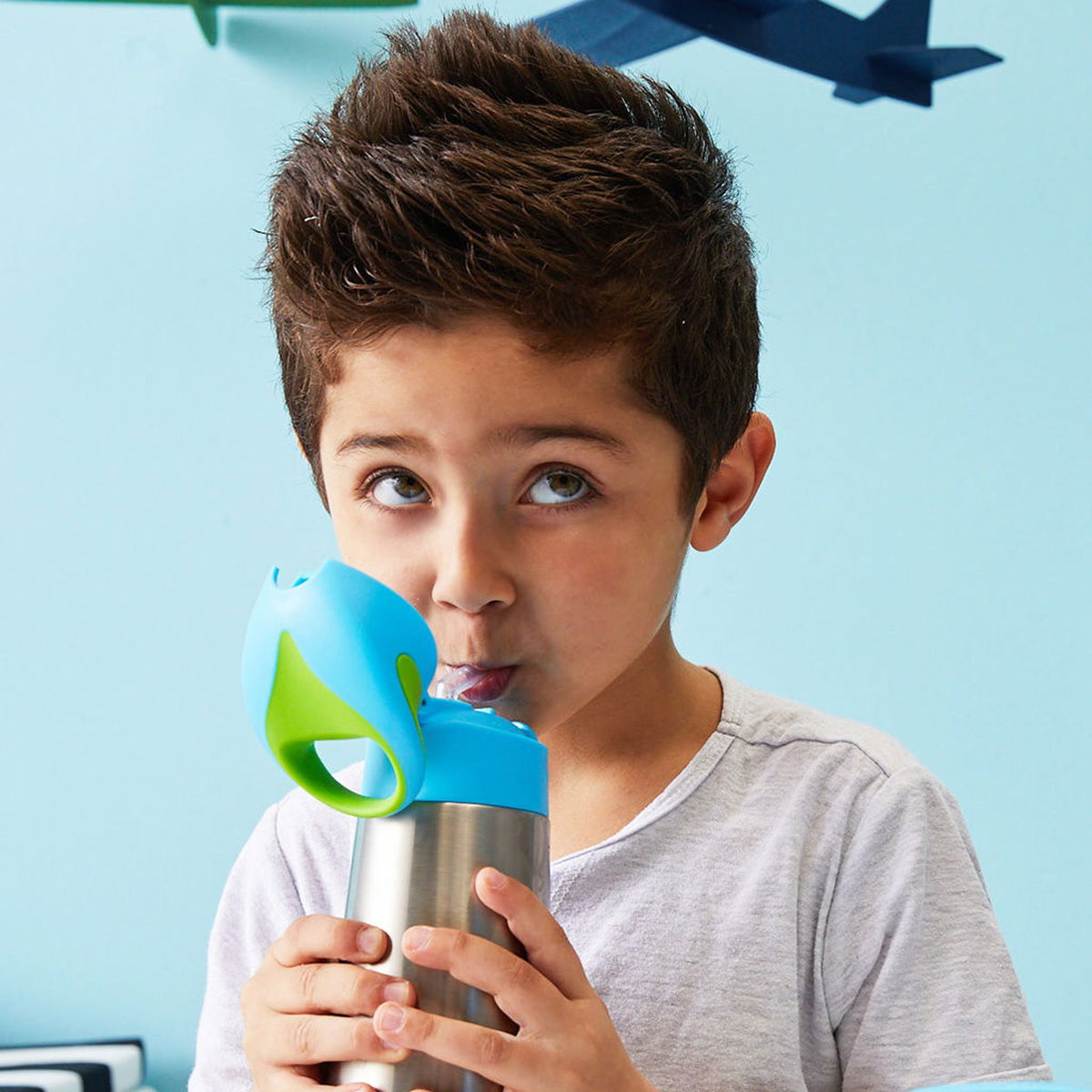 b.boxb.box   isolierte Trinkflasche indigo rose 350ml