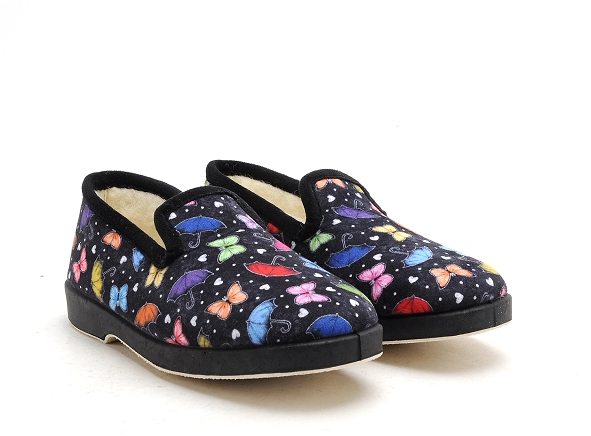 La maison de l espadrille chaussons femme 7631 6 noir