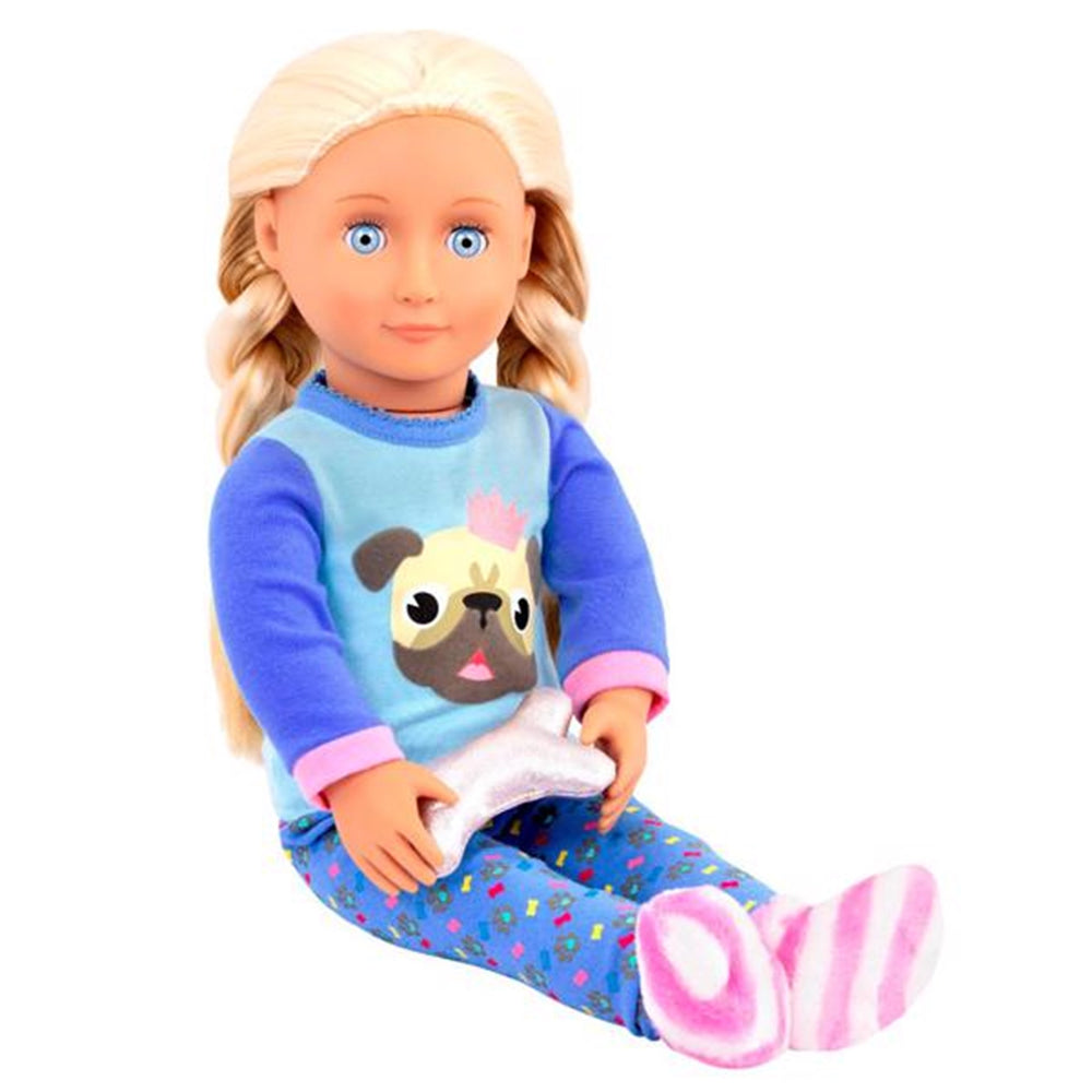 Køb Our Generation Dukketøj - Pyjamas med Bulldog