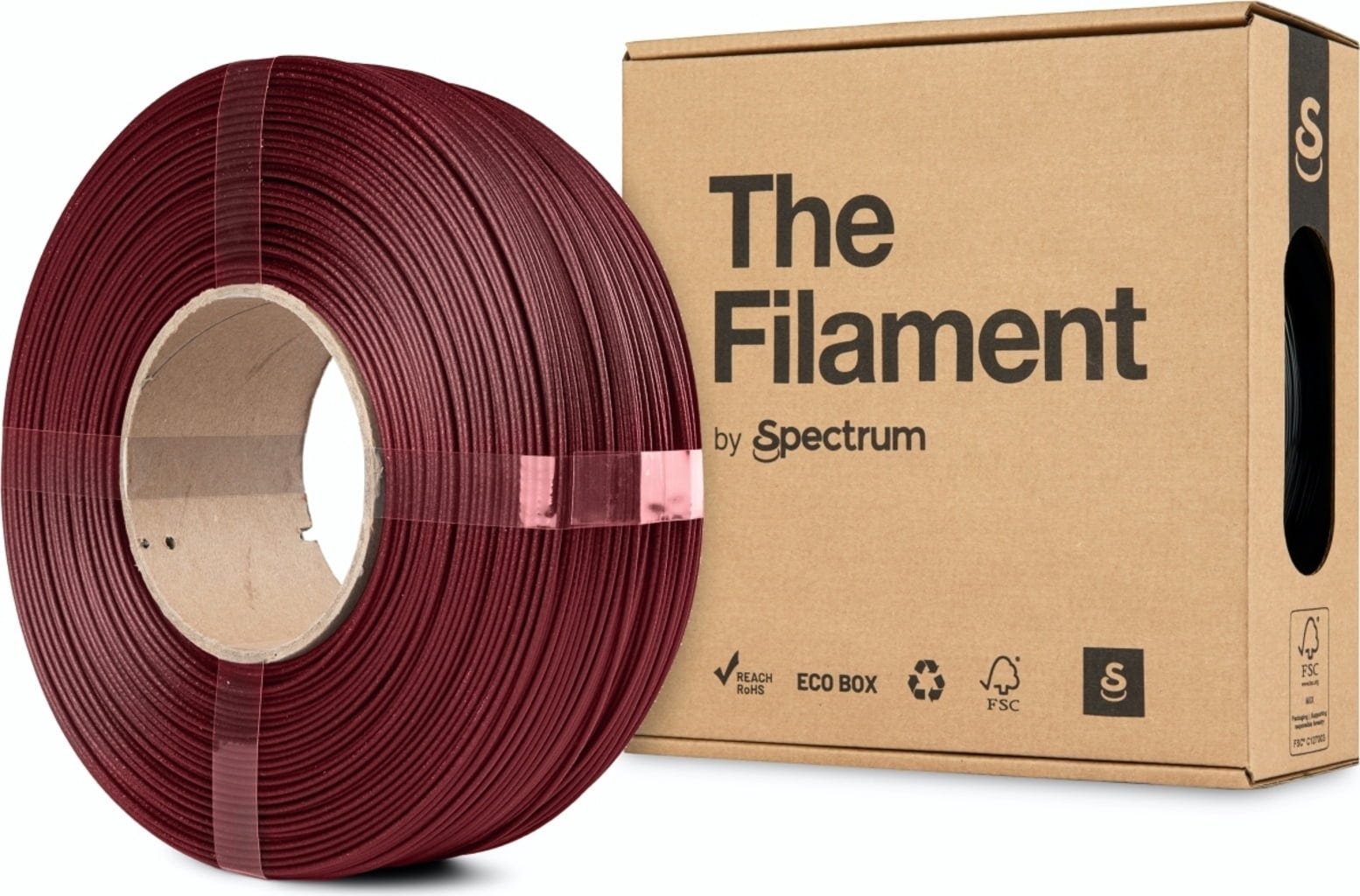 The Filament  ReFill PLA CF Red, 1,75 mm / 1000 g    Kohlefaserverstärktes PLA in Red