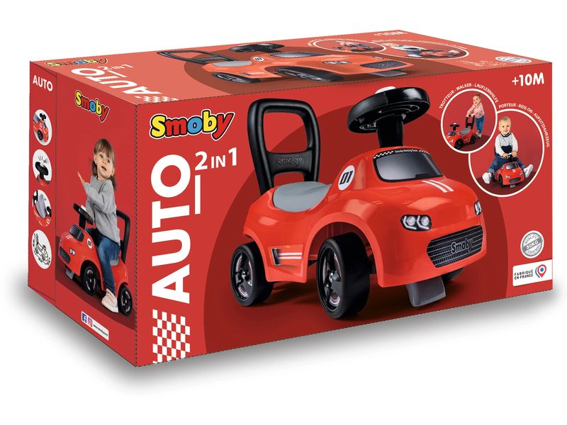 Smoby Rutschfahrzeug rot Rutschauto