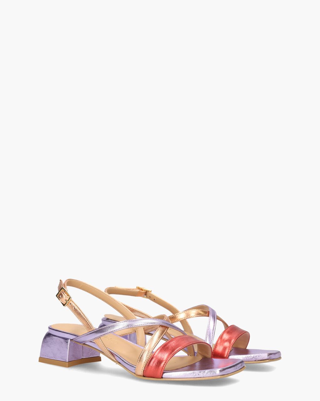 Di Lauro 3000 Lila/Multicolor Damessandalen