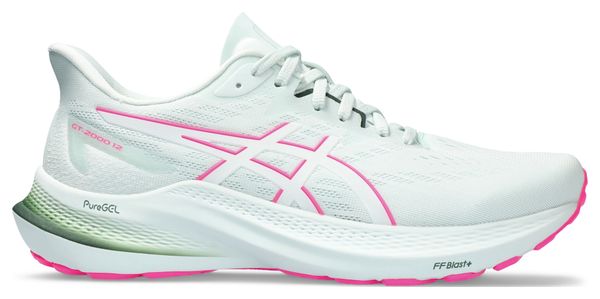 Chaussures Running Asics GT-2000 12 Vert/Rose Femme