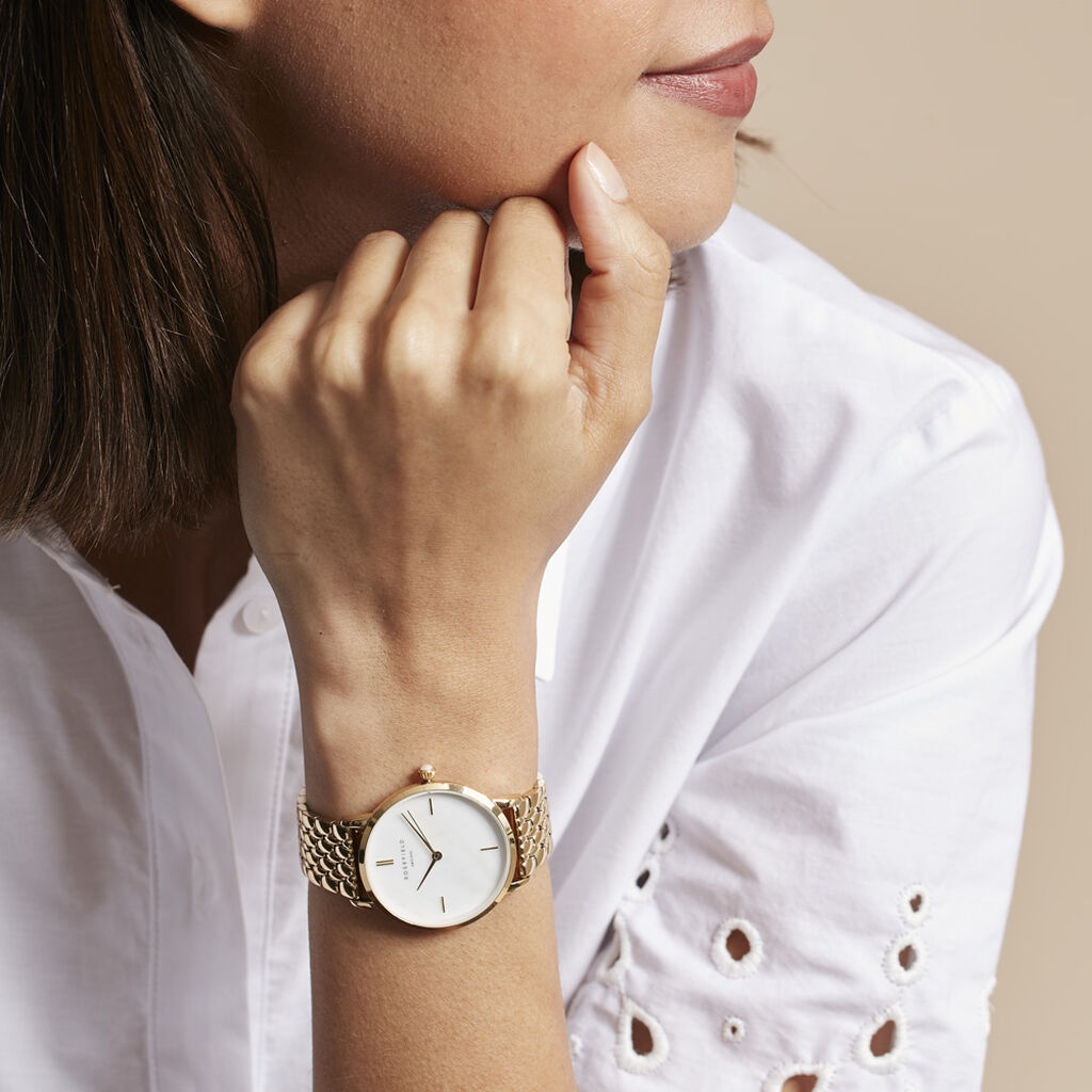 Montre Rosefield Pearl Edit Blanc