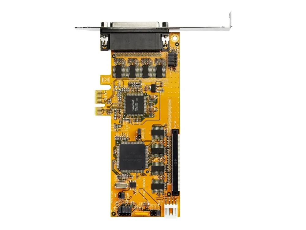 StarTech.com 8-Port PCI Express RS232 Serial Adapter Card, PCIe RS232 Serial Card, 16C1050 UART, Low Profile Serial DB9 Controller/Expansion Card, 15kV ESD Protection, Windows/Linux - Full Profile Bracket Incl - Seriel adapter - PCIe lavprofil - RS-2