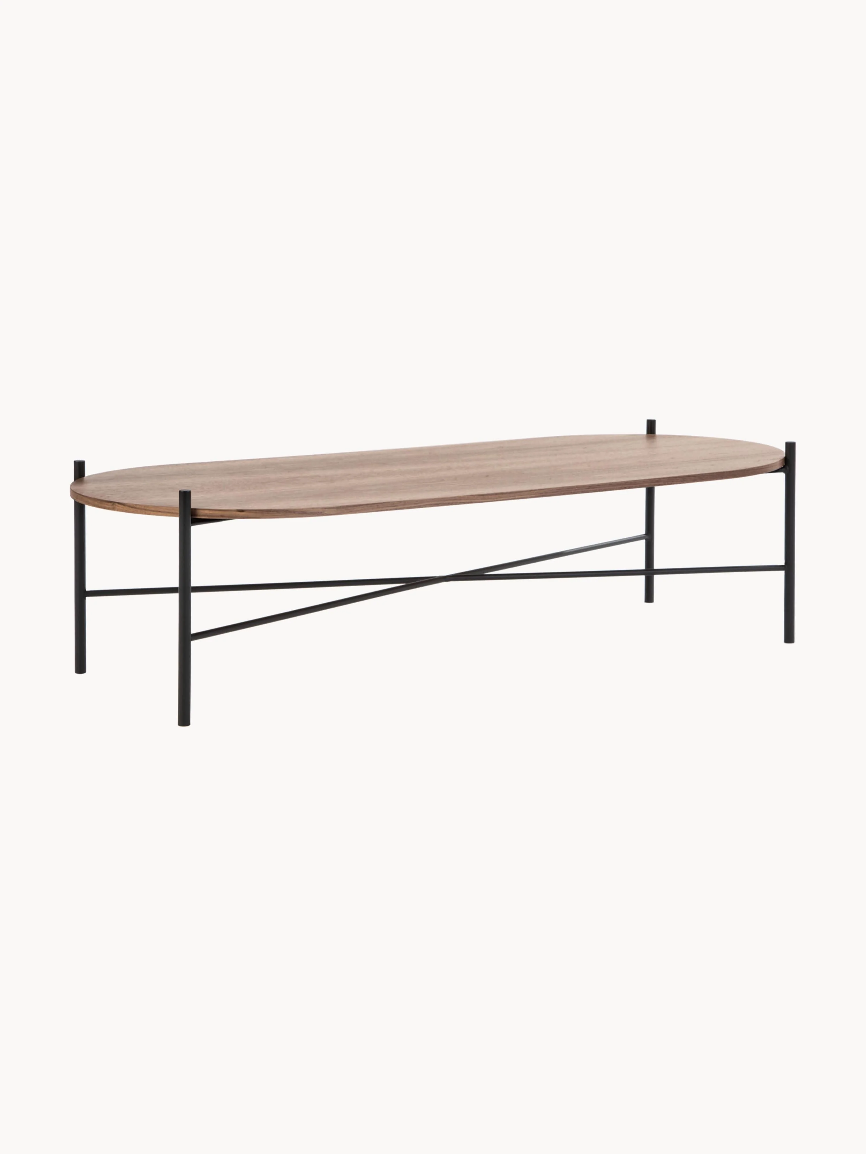 Walnoothouten salontafel Toglan