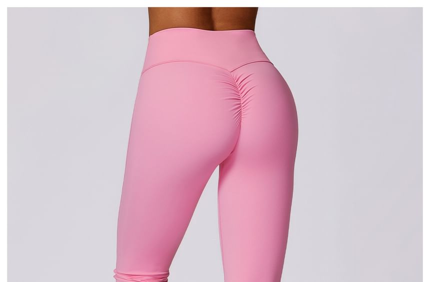 Skinniano - Hoge taille effen bootcut joggingbroek