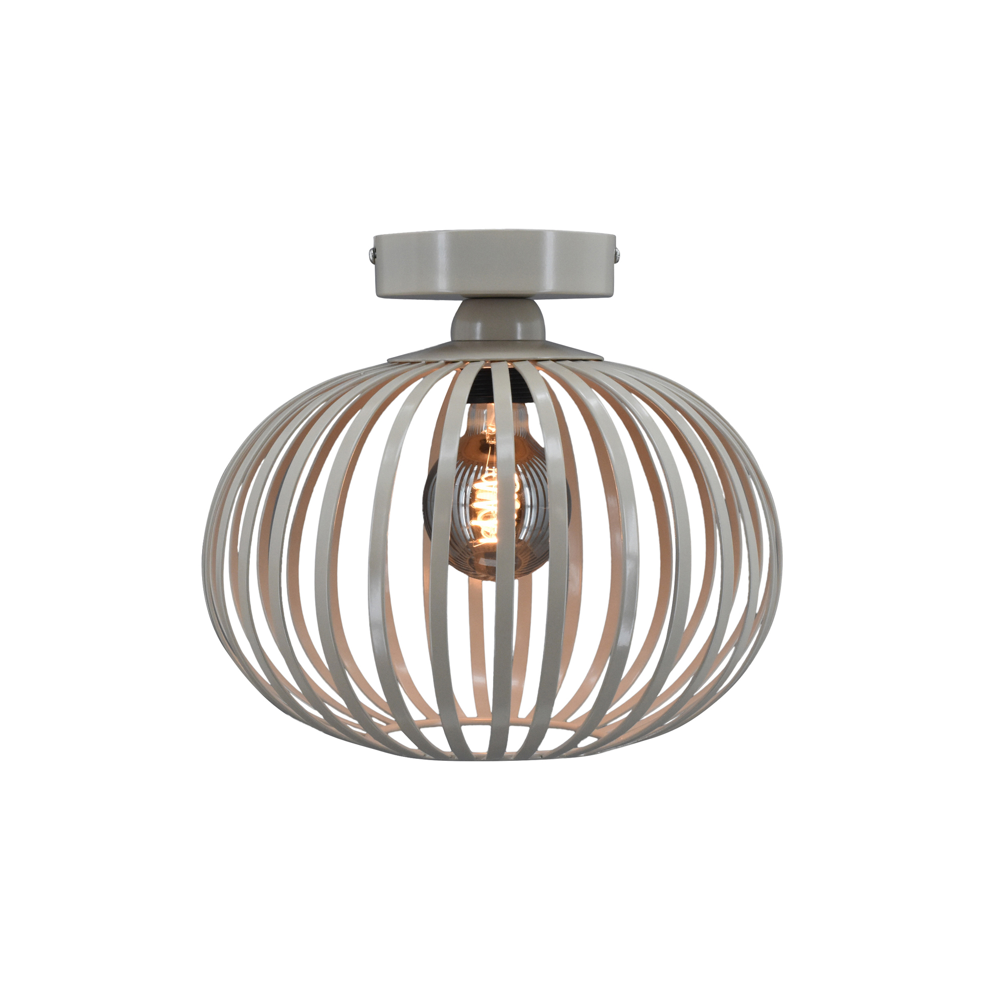 Plafondlamp Lido taupe small