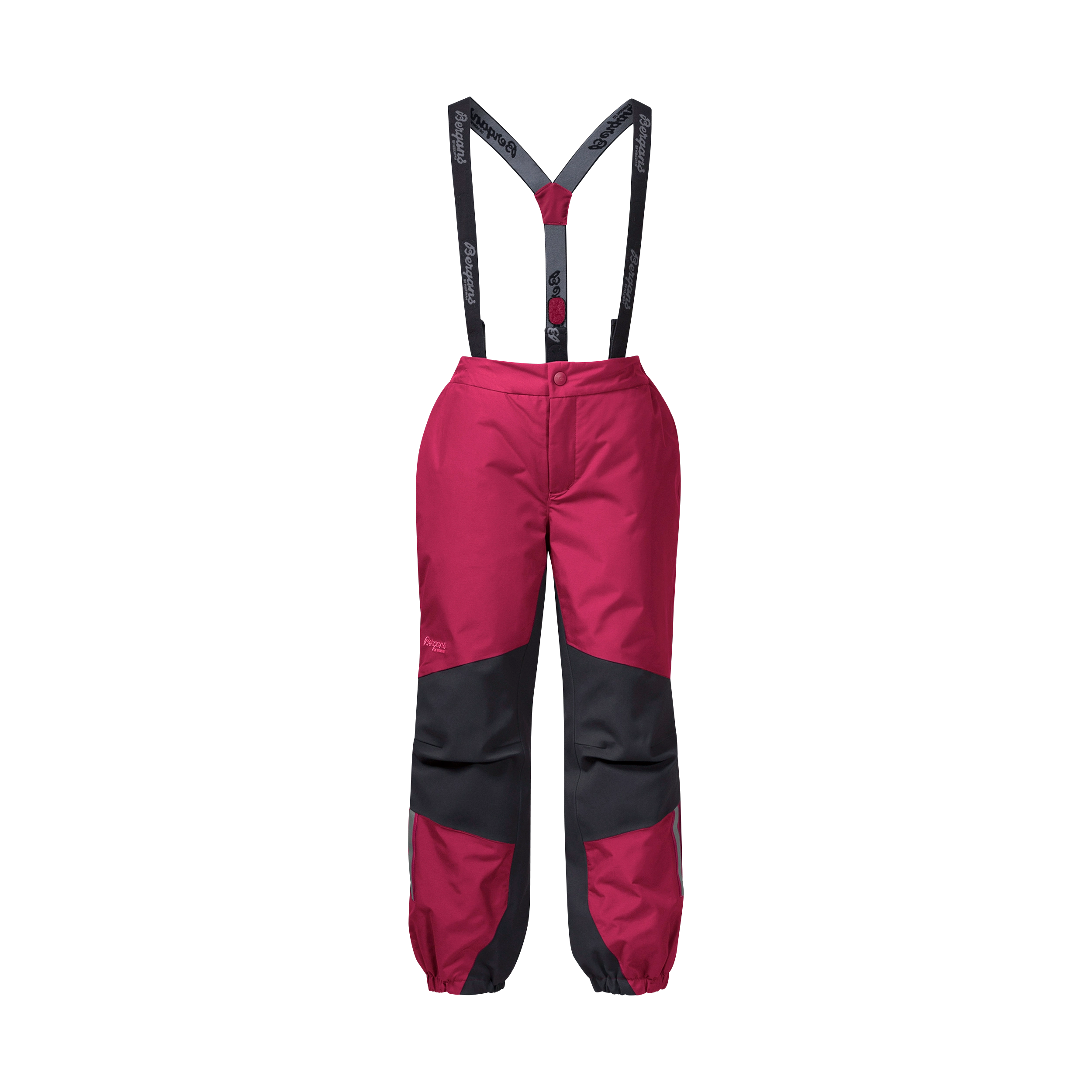 Lilletind Insulated Kids Pants Raspberry Red / Dark Shadow Grey